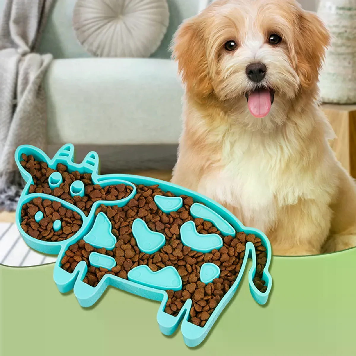 Comparer les prix de Bols de nourriture lente pour chiens et chats - Silicone