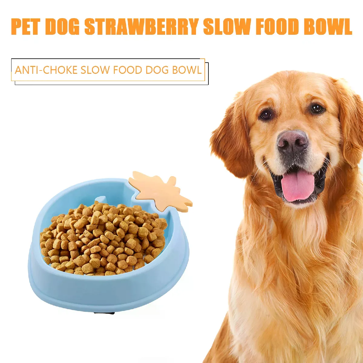 Comparer les prix de Bol d'alimentation lente - Forme fraise