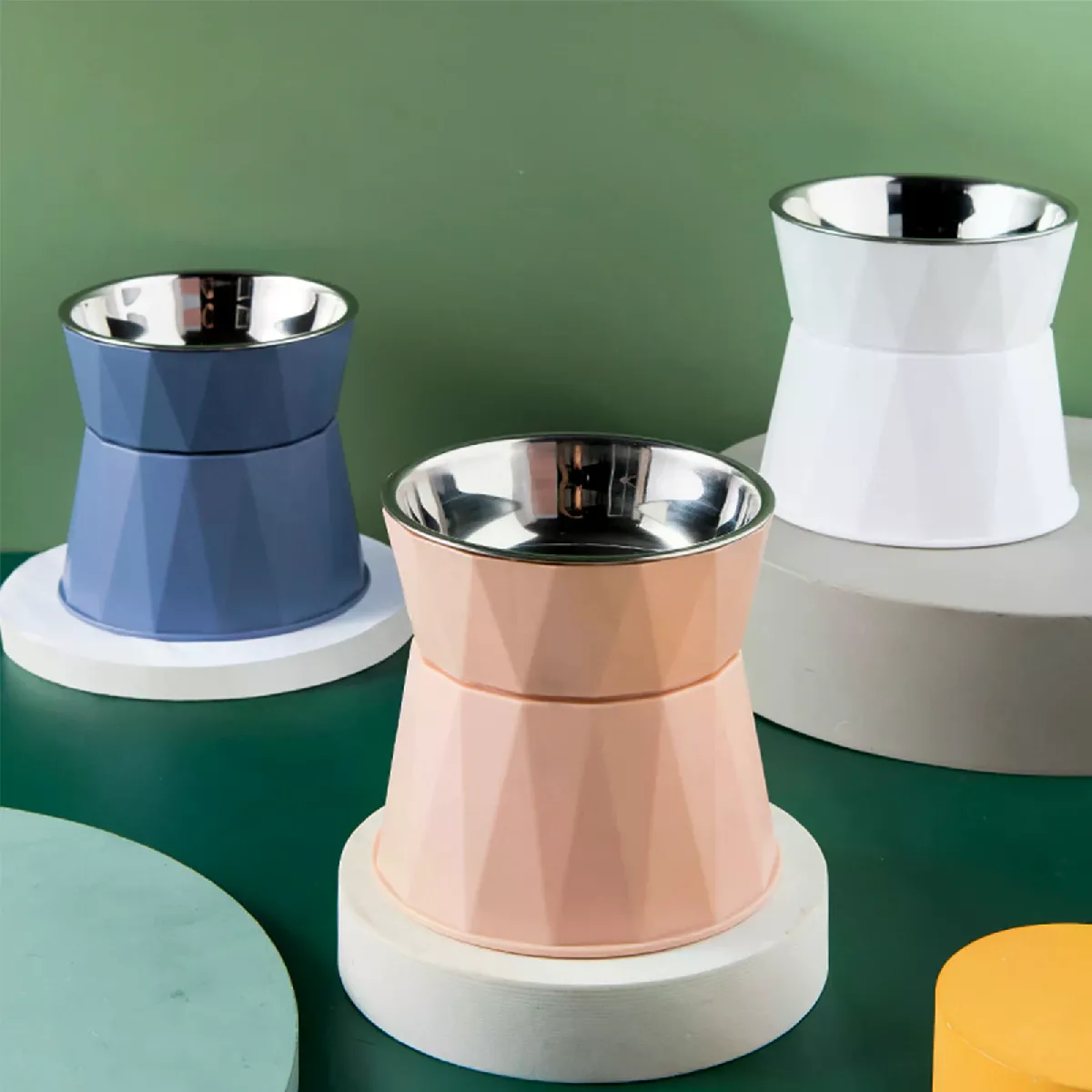 Meilleurs prix pour Bol en acier inoxydable pour animaux de compagnie, garde-cou Anti-renversement, bassin de nourriture pour chiens, grande capacité, Durable, vente de to