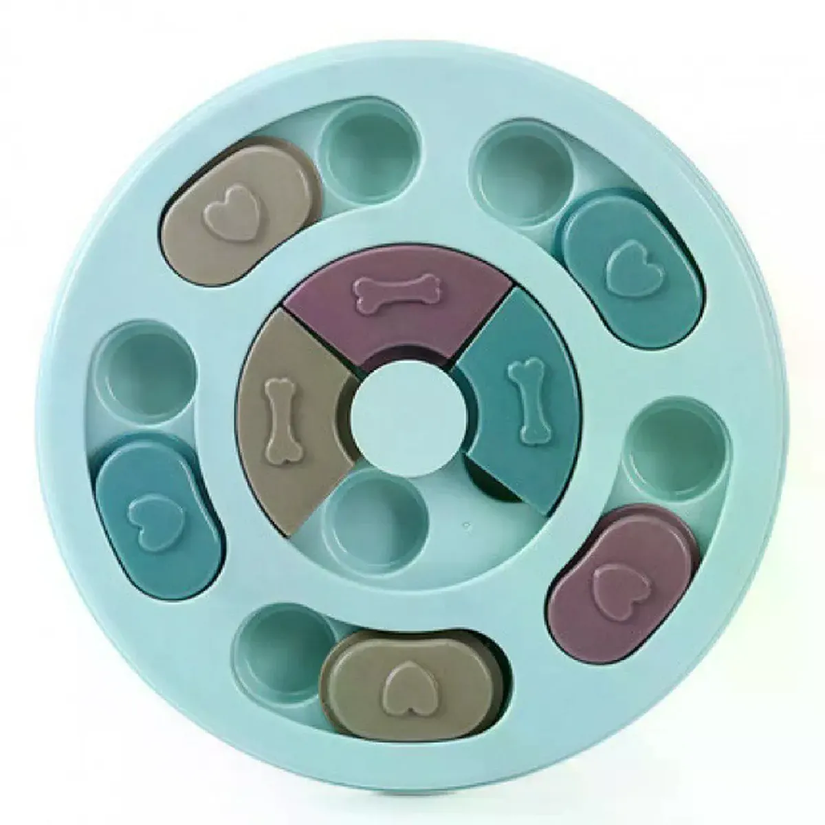 Comparer les prix de Jouets Puzzle pour chiens, mangeoire Interactive et antidérapante, grossissement, Booster de qi, bol d'alimentation pour chiens et chats, jouets d'entraînement