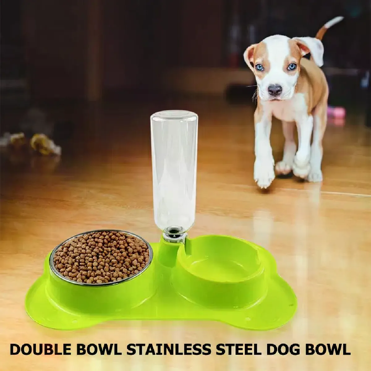 Meilleurs prix pour Bol à boire en forme d'os pour chien, 3 pièces, Double bassin en acier inoxydable, vaisselle pour chiot, fournitures d'alimentation pour animaux domestiques nécessaires