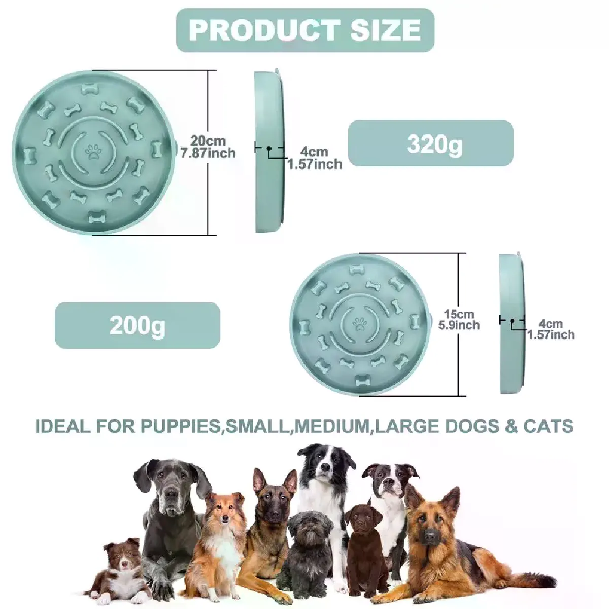 Comparer les prix de Bol anti-glouton - Alimentation lente