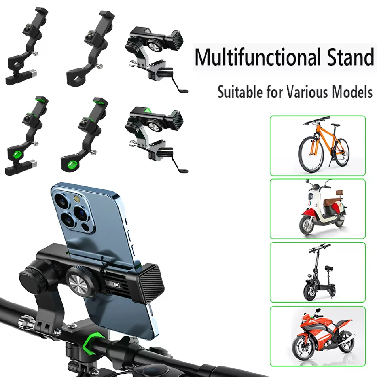Générique Noir Support Vélo Pour Smartphone