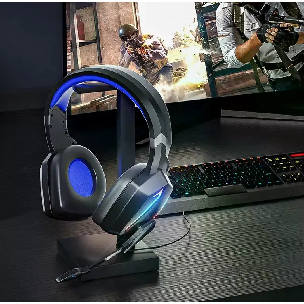 Casque de jeu filaire - vue 5