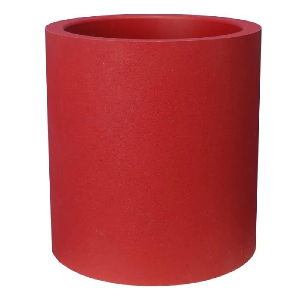Joom Riviera Pot De Fleurs - Granit Rond - D39 X H43 Cm - 28L - Rouge - Image 3
