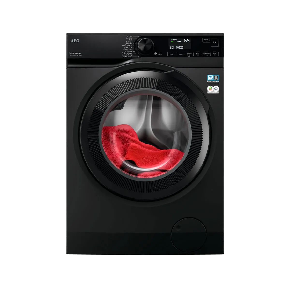AEG LFR7394V4B Machine à laver 9 kg - Noir