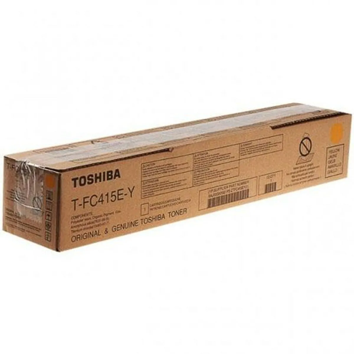 Toshiba Jaune Toner T-Fc415e-Y