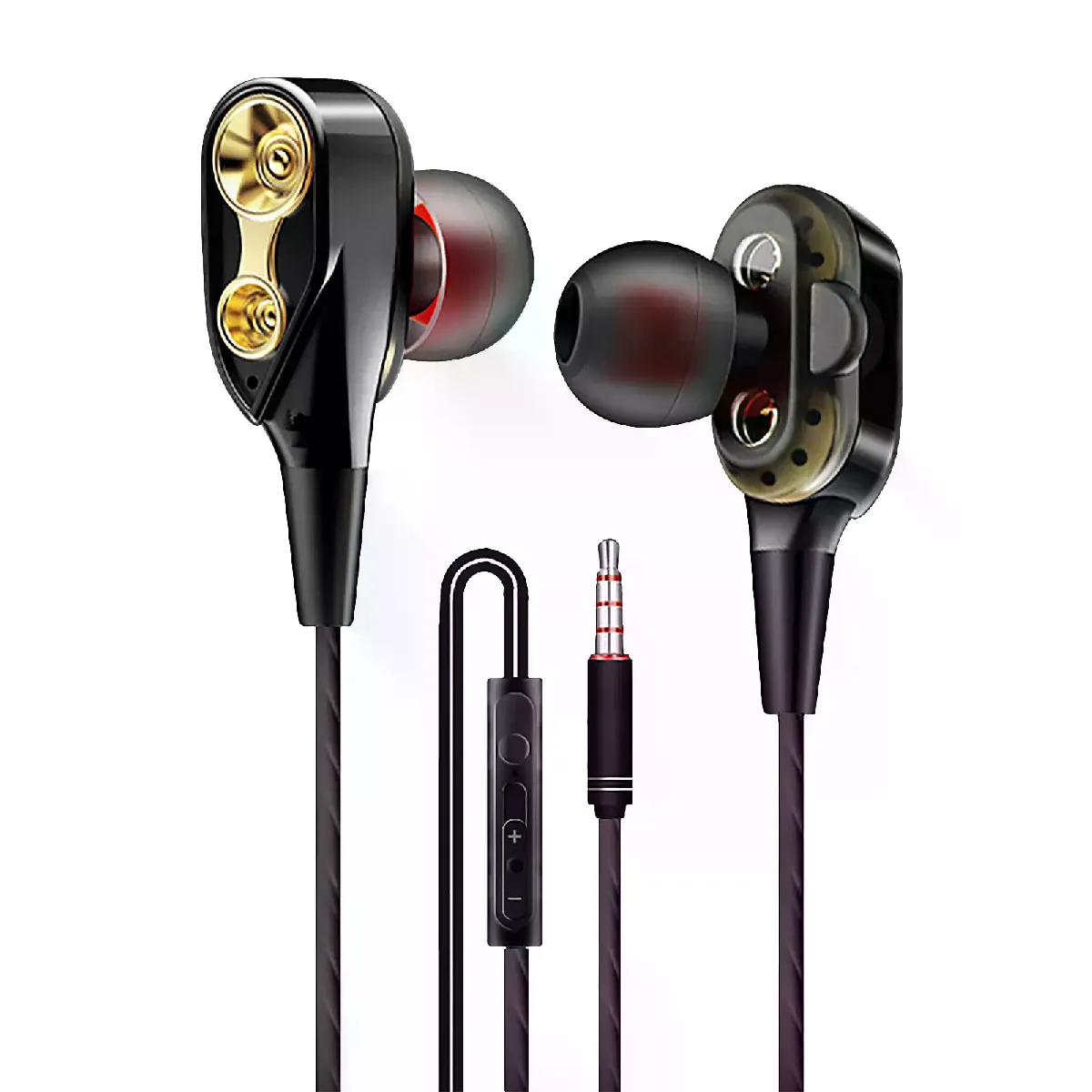 Écouteurs intra-auriculaires - Noir