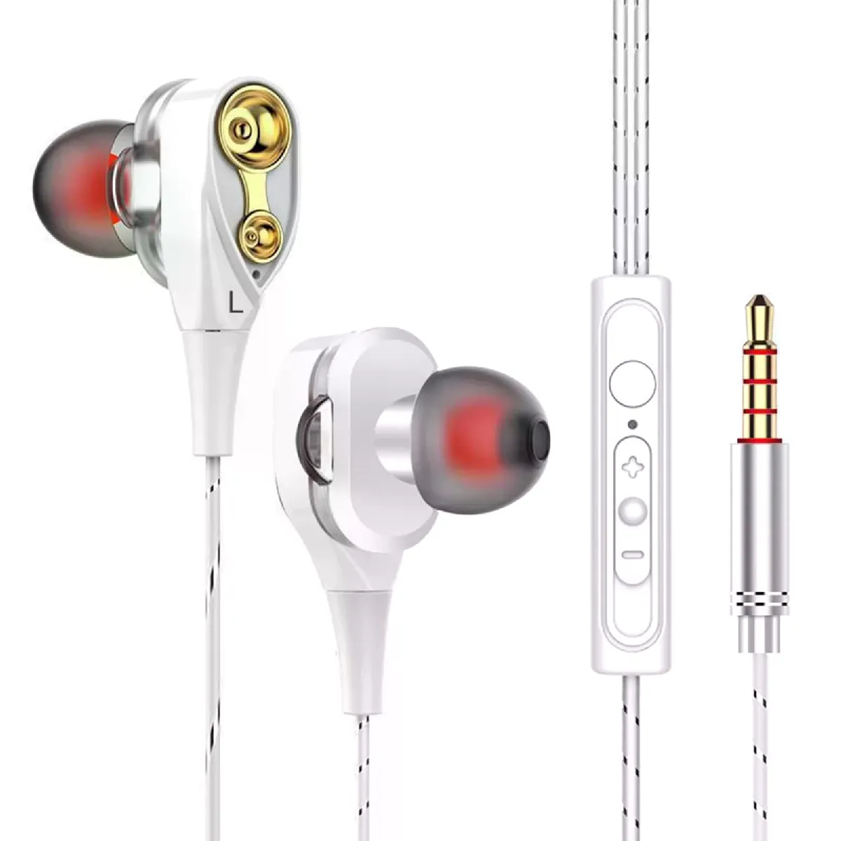 Écouteurs intra-auriculaires - Blanc