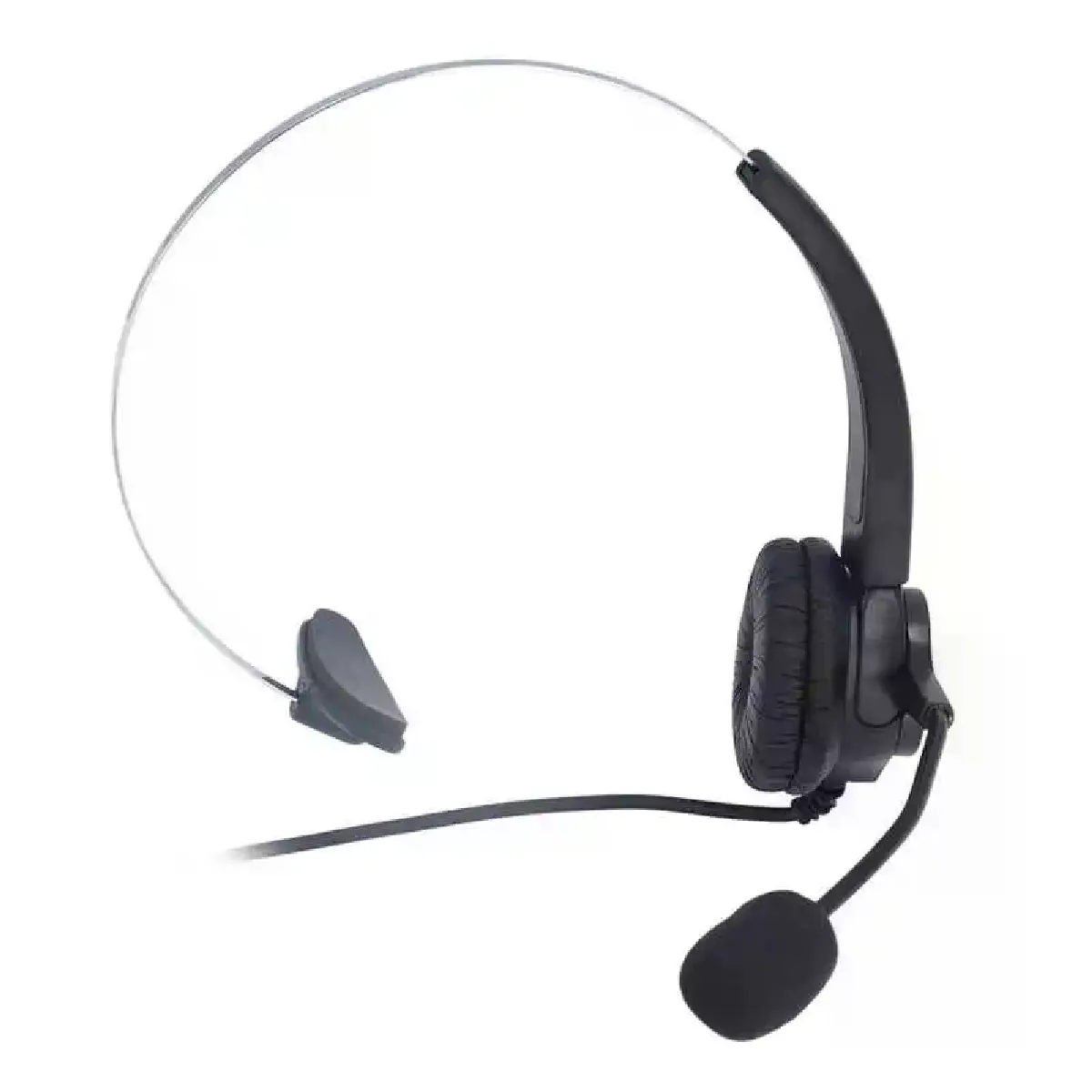 Générique Noir Casque Usb Avec Micro