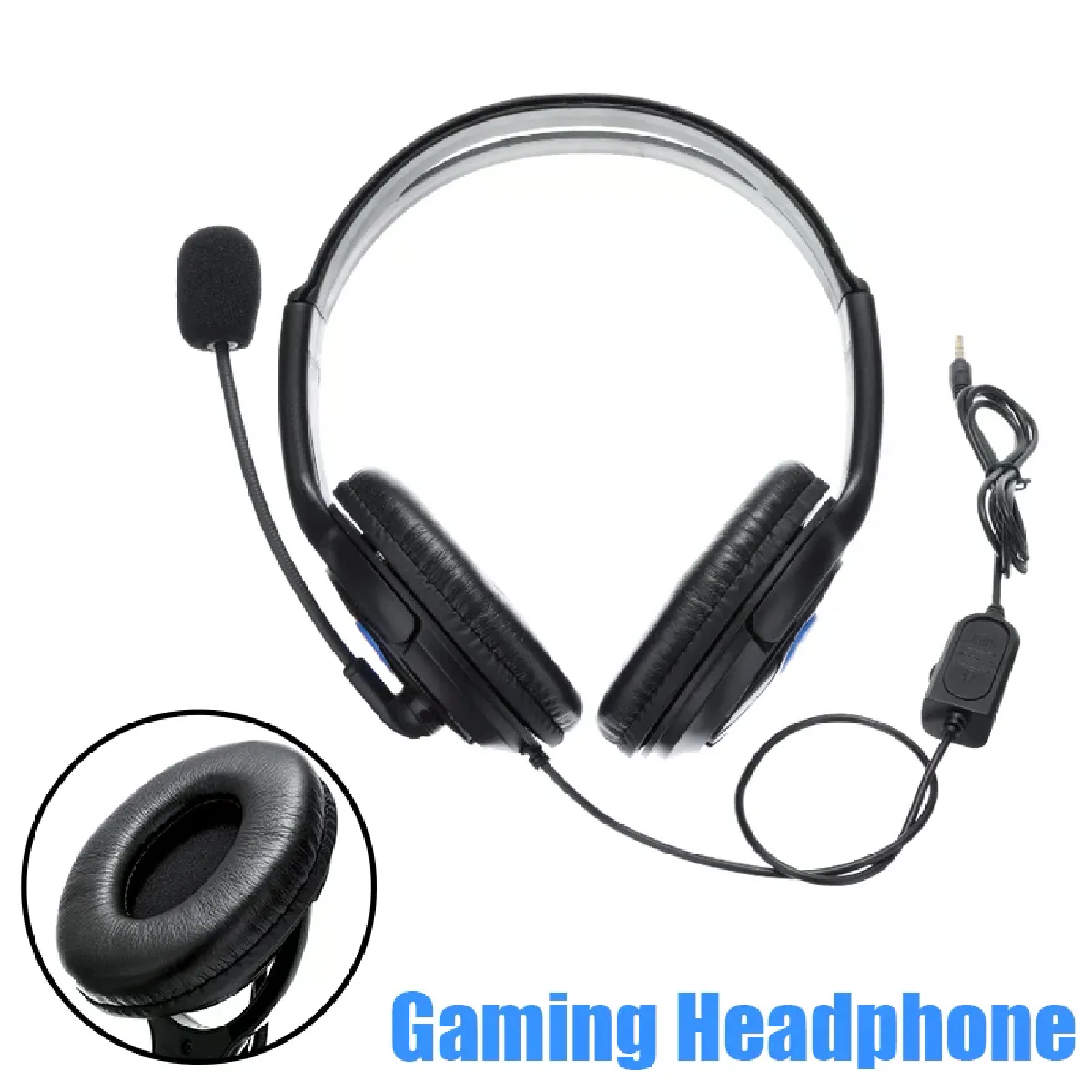 Générique Casque Gaming Ps4 Filaire Avec Micro - Multicolore