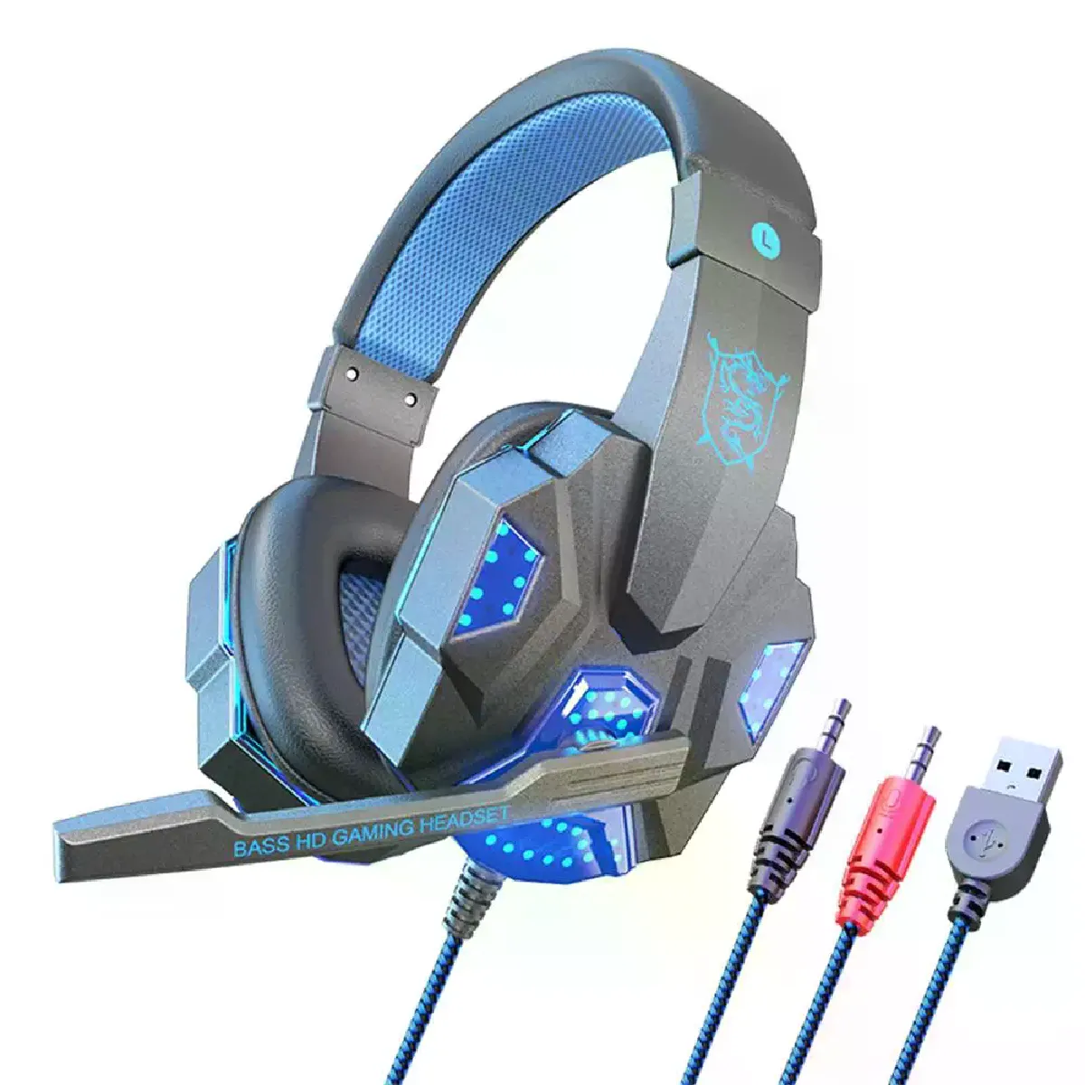 Casque gaming filaire - vue 9