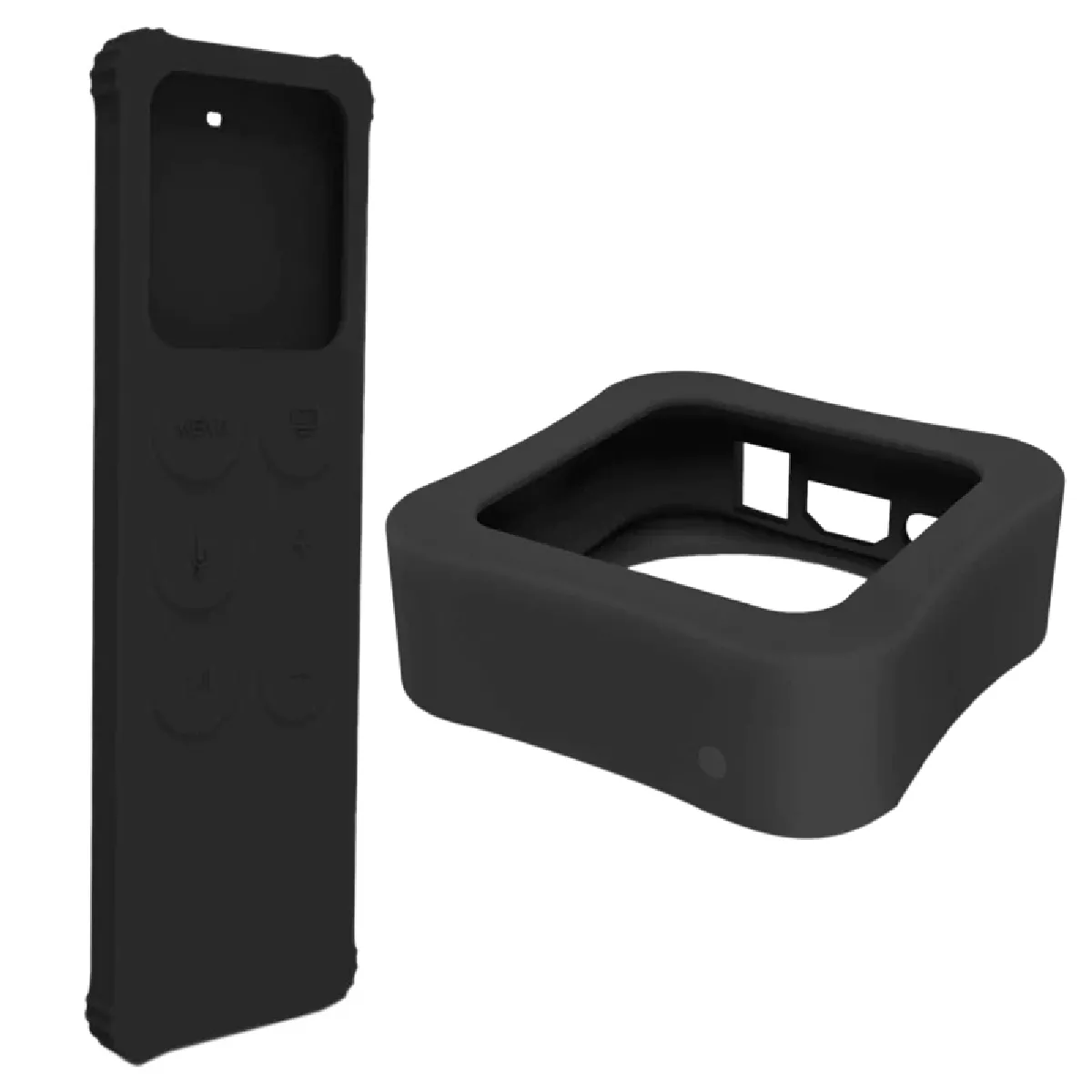 Générique Noir Coque Silicone Apple Tv 4K