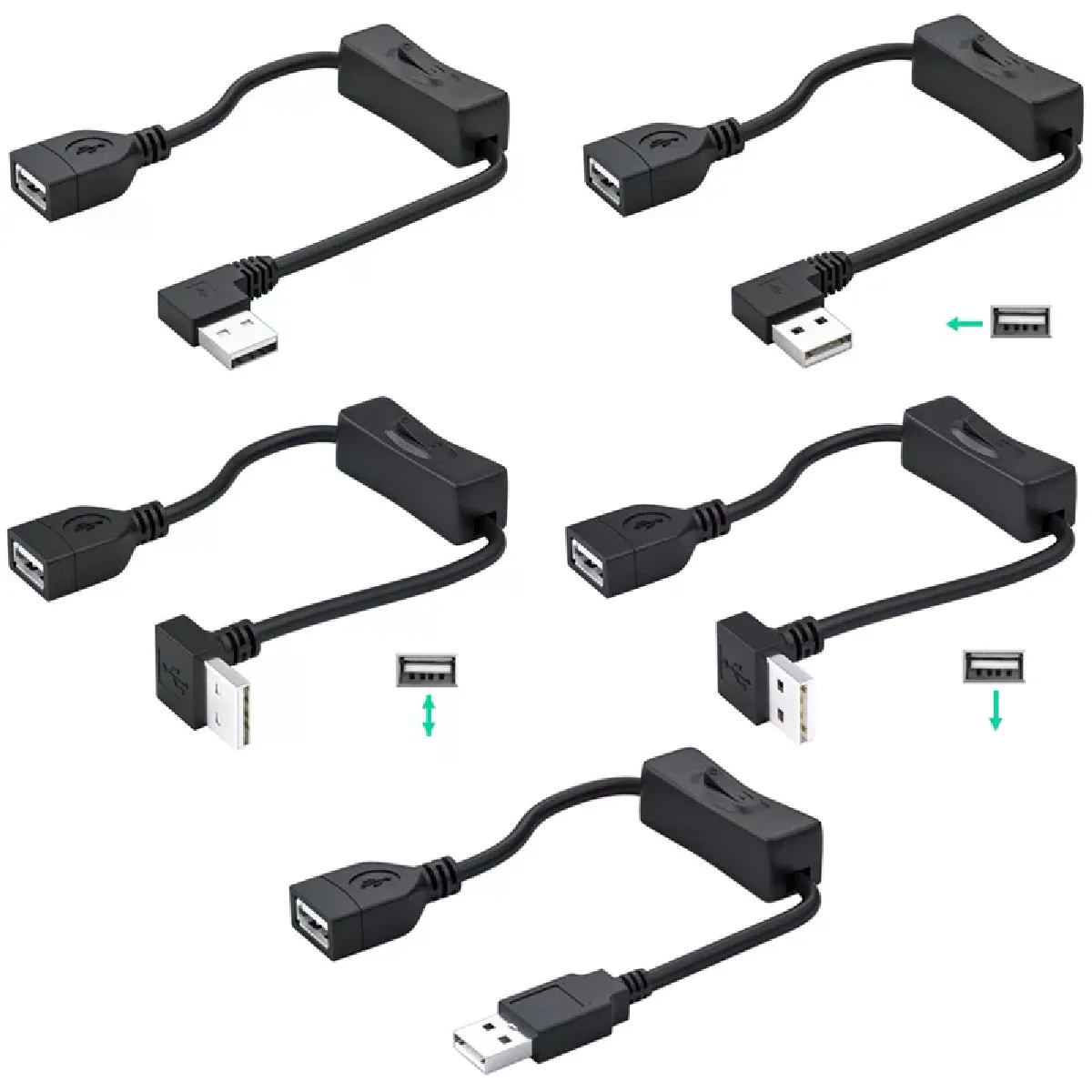 Générique Câble Usb 2.0 Extension Avec Interrupteur