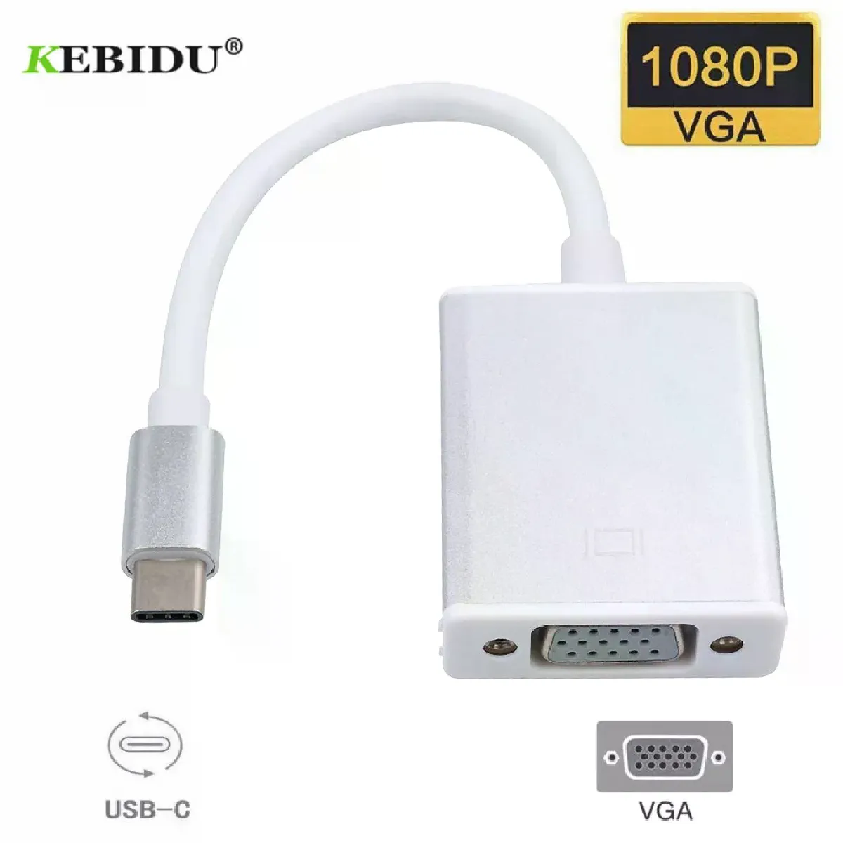 Générique Noir Adaptateur Usb C Vers Vga