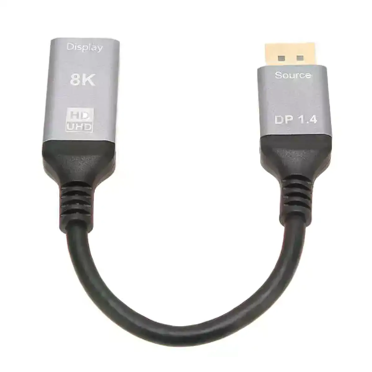 PremiumCord Câble DisplayPort 1.4 Vers HDMI 2.1 2m - 8K 60Hz 4K 144Hz Noir