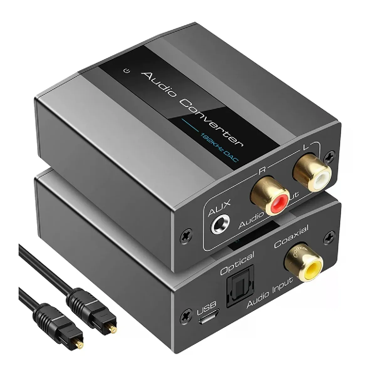 Convertisseur Audio USB Vers Optique - Câble 1,5 M, Alliage, Pour PC Vers Système Home Cinéma