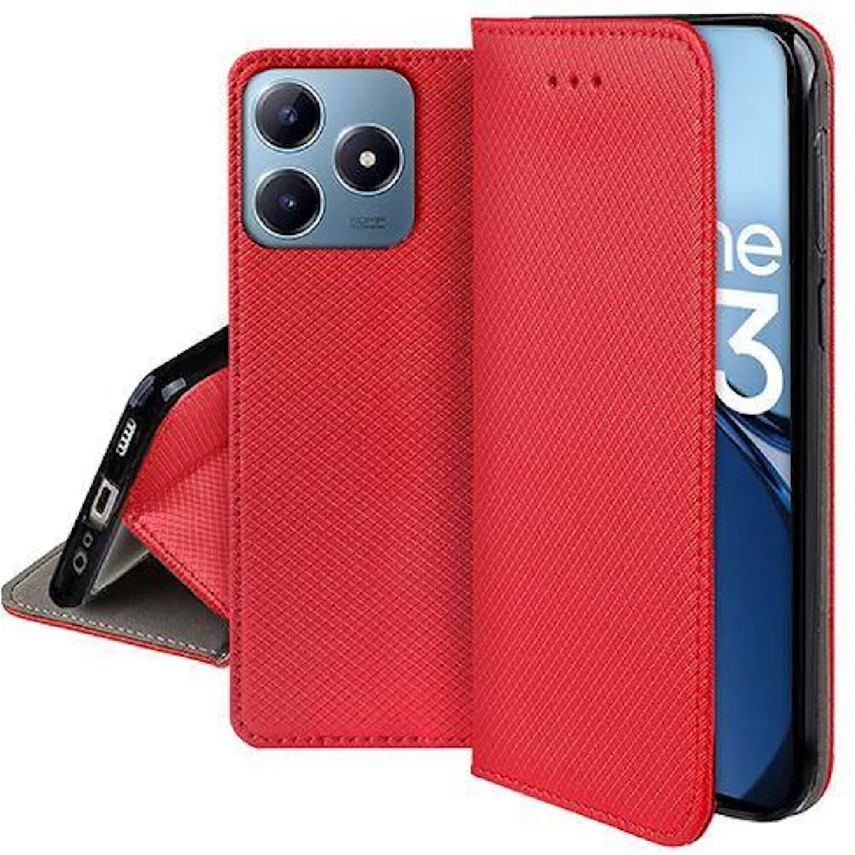 Htdmobiles Rouge Housse Realme C61/C63