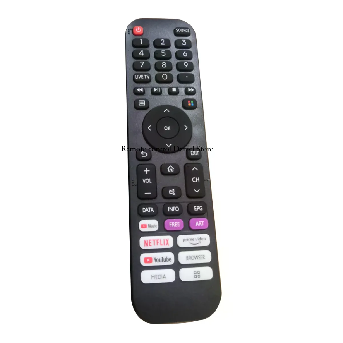 Générique Télécommande Hisense Smart Tv 4K Uhd
