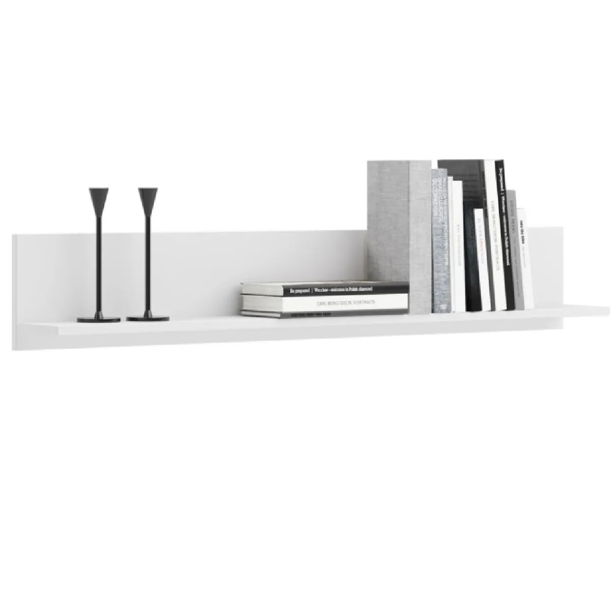 1001jouets Étagère murale colonne - Gris