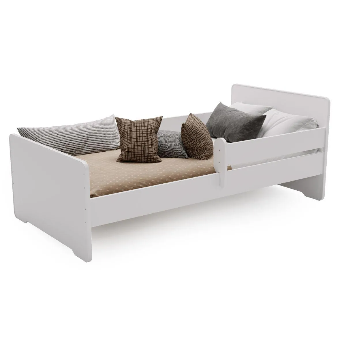 1001Jouets Blanc Lit Maxou 140X70