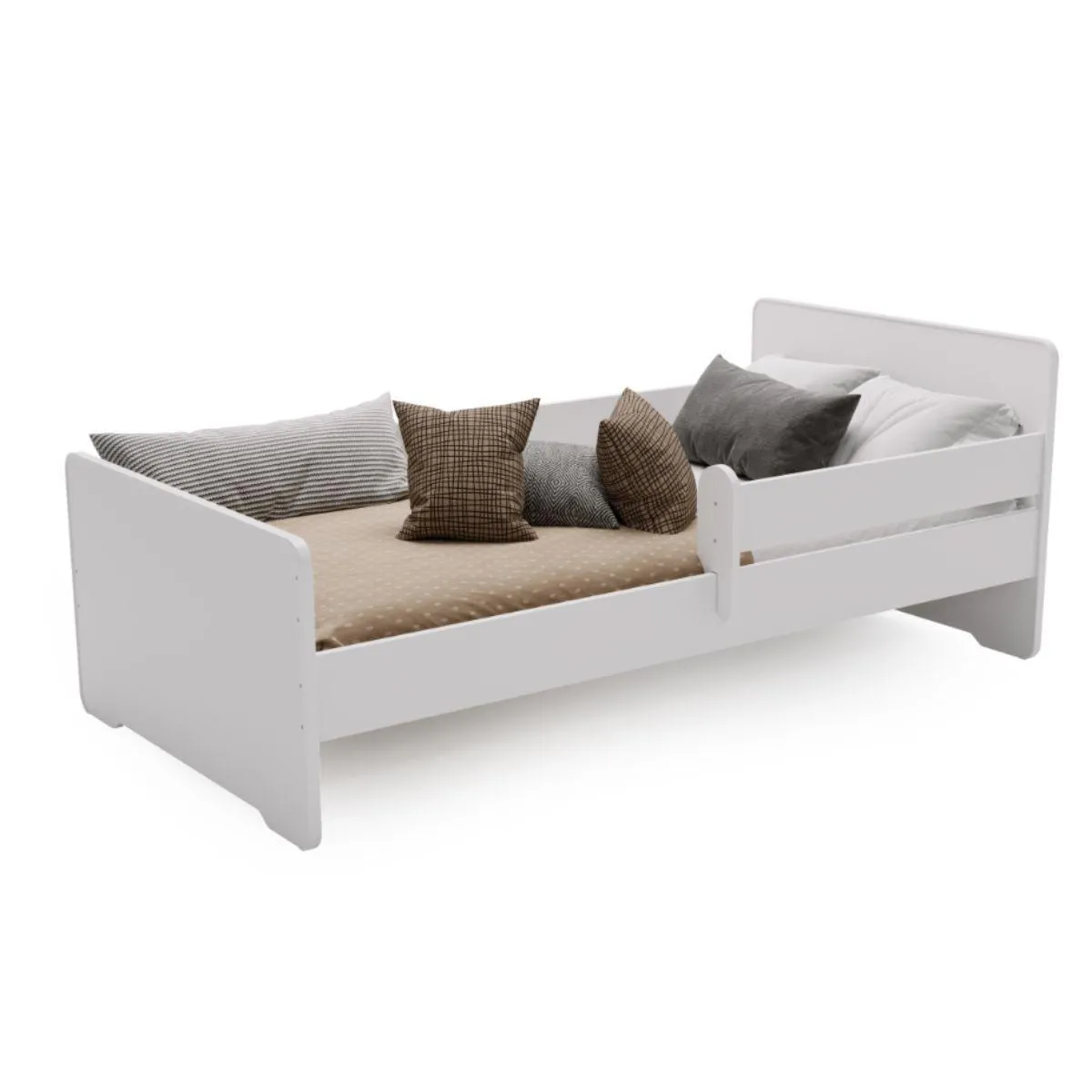 1001Jouets Blanc Lit Enfant Maxou 160X80 - Image 2