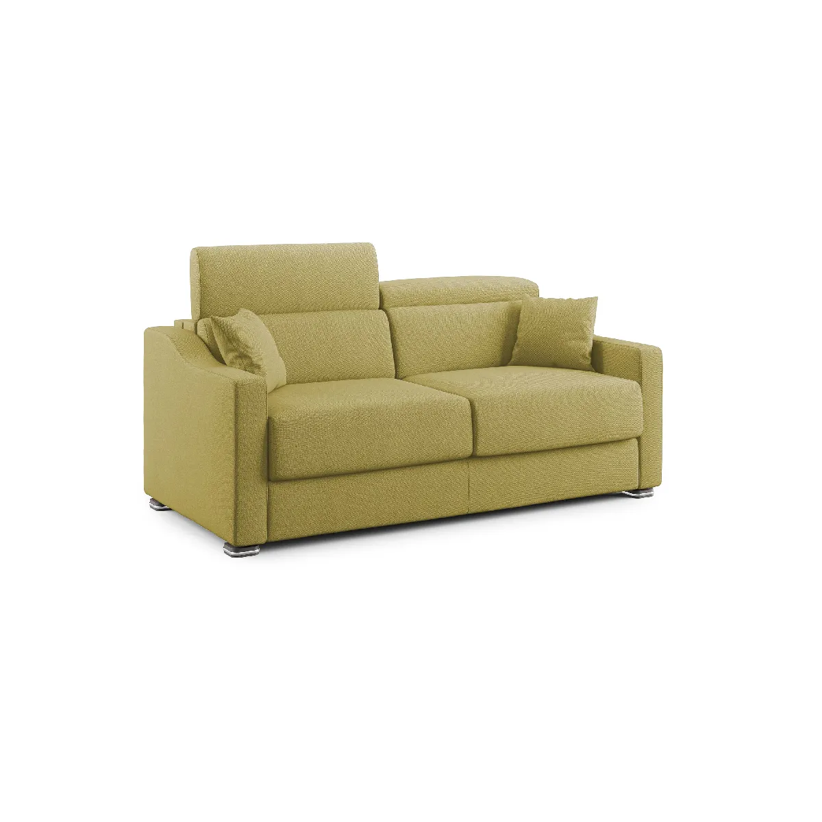 Divani Amber Canapé lit convertible - Jaune