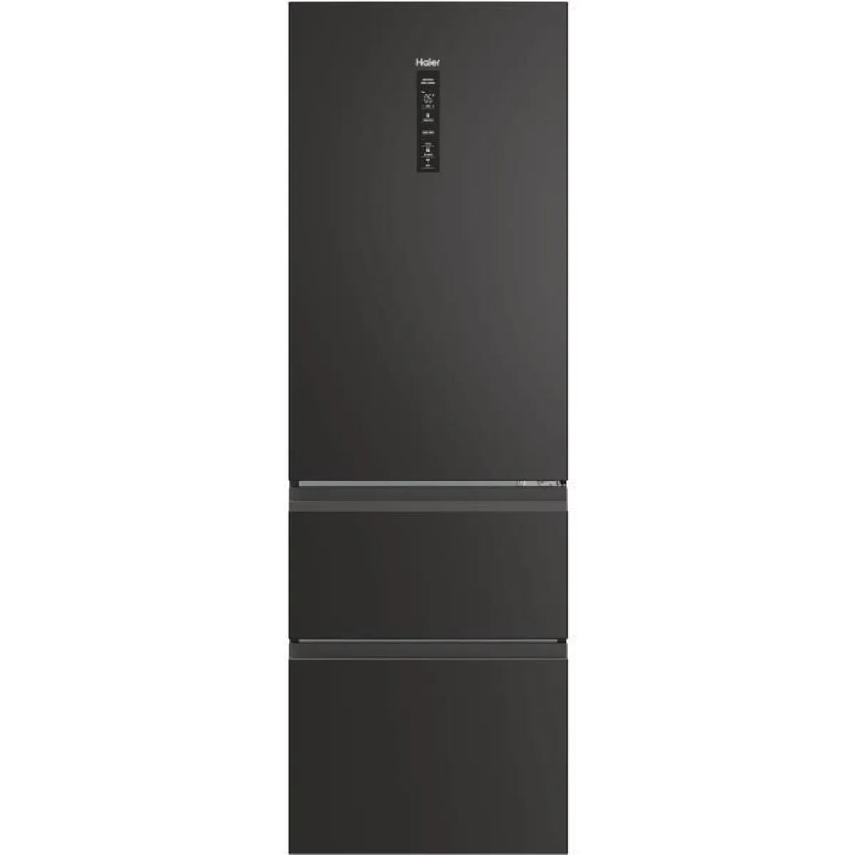 Non Communiqué Noir Réfrigérateur Combiné - Haier - 3D 60 Series 5 Htw5618enpt - Classe E - 360 L - 185 X 59,5 X 66,7 Cm - Image 2