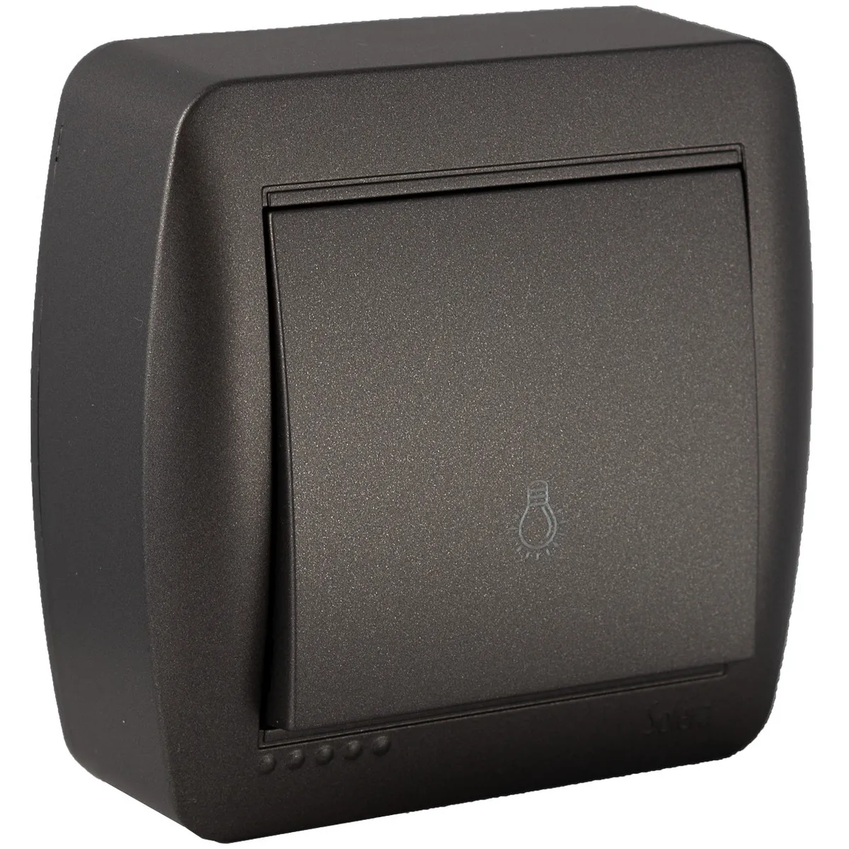 Solera Noir Bouton Poussoir Lumineux
