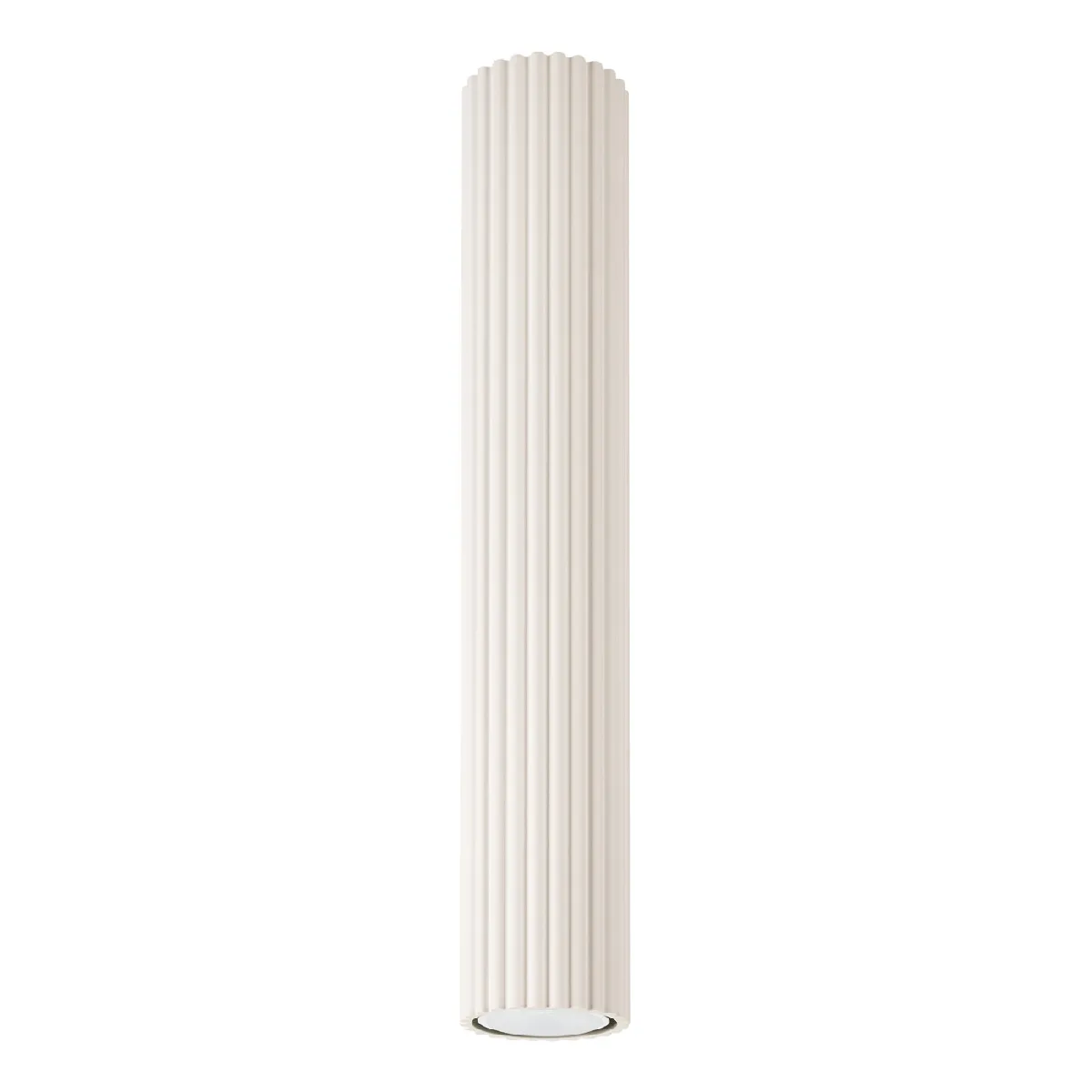 Sollux Plafonnier Karbon cylindrique - Beige