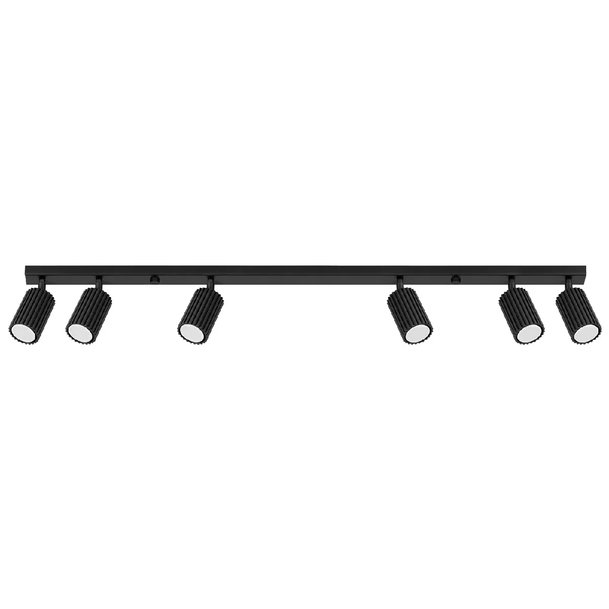 Sollux spot Karbon 6 lampes - Noir Sollux spot Karbon 6 lampes - Noir