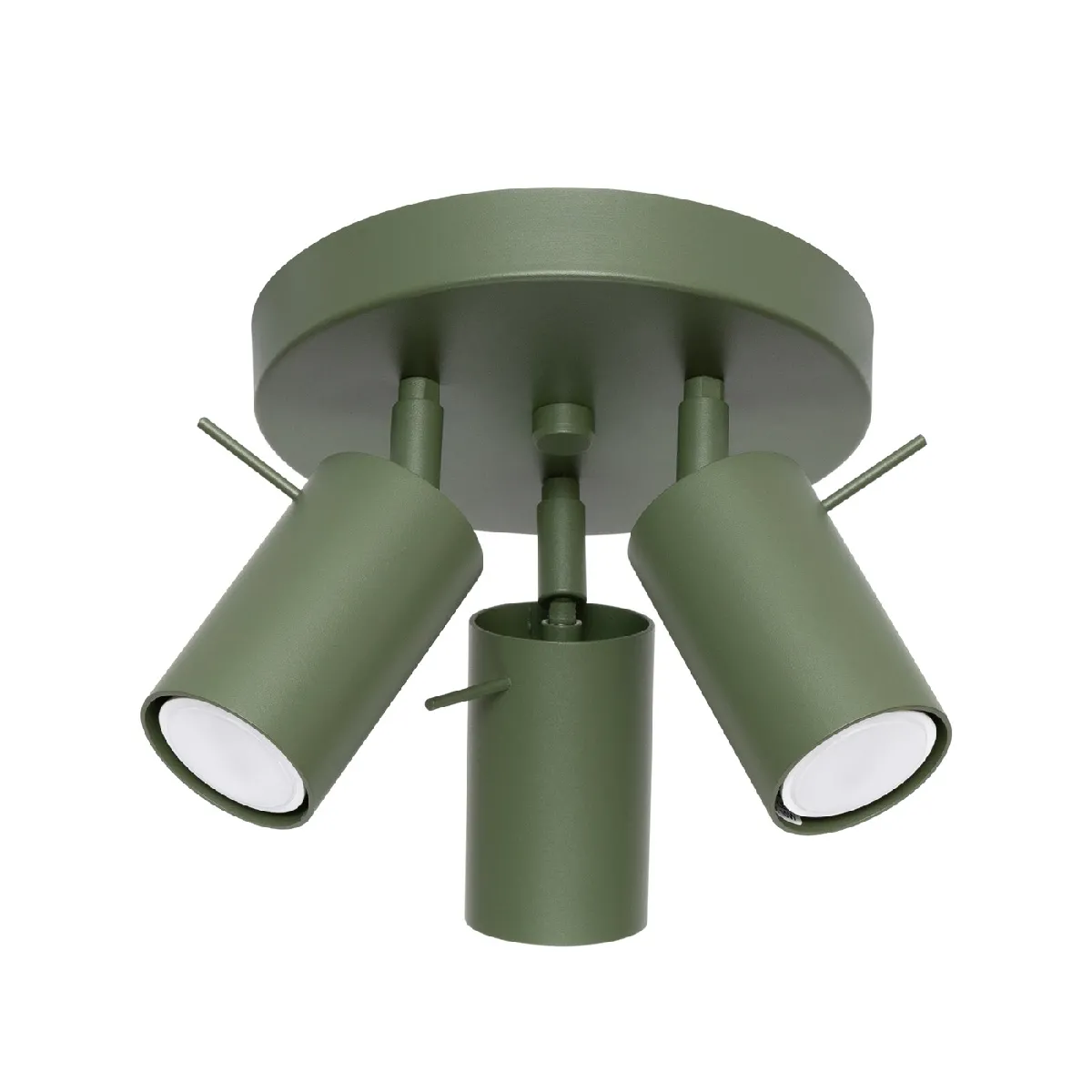 Sollux Vert Plafonnier En Acier Olive 20X18cm Ring 3P - Image 3