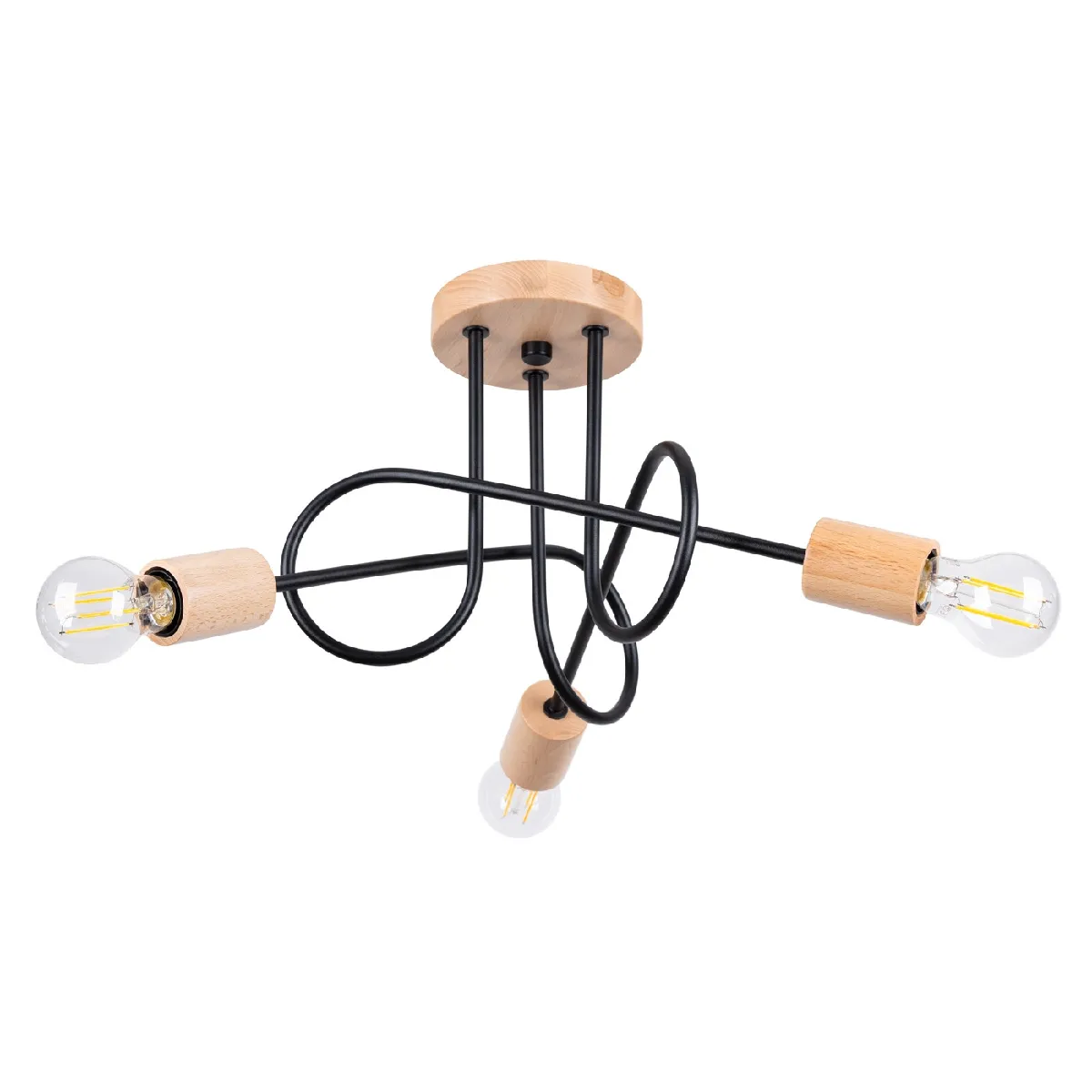 Sollux Ember 3 lampes - Noir