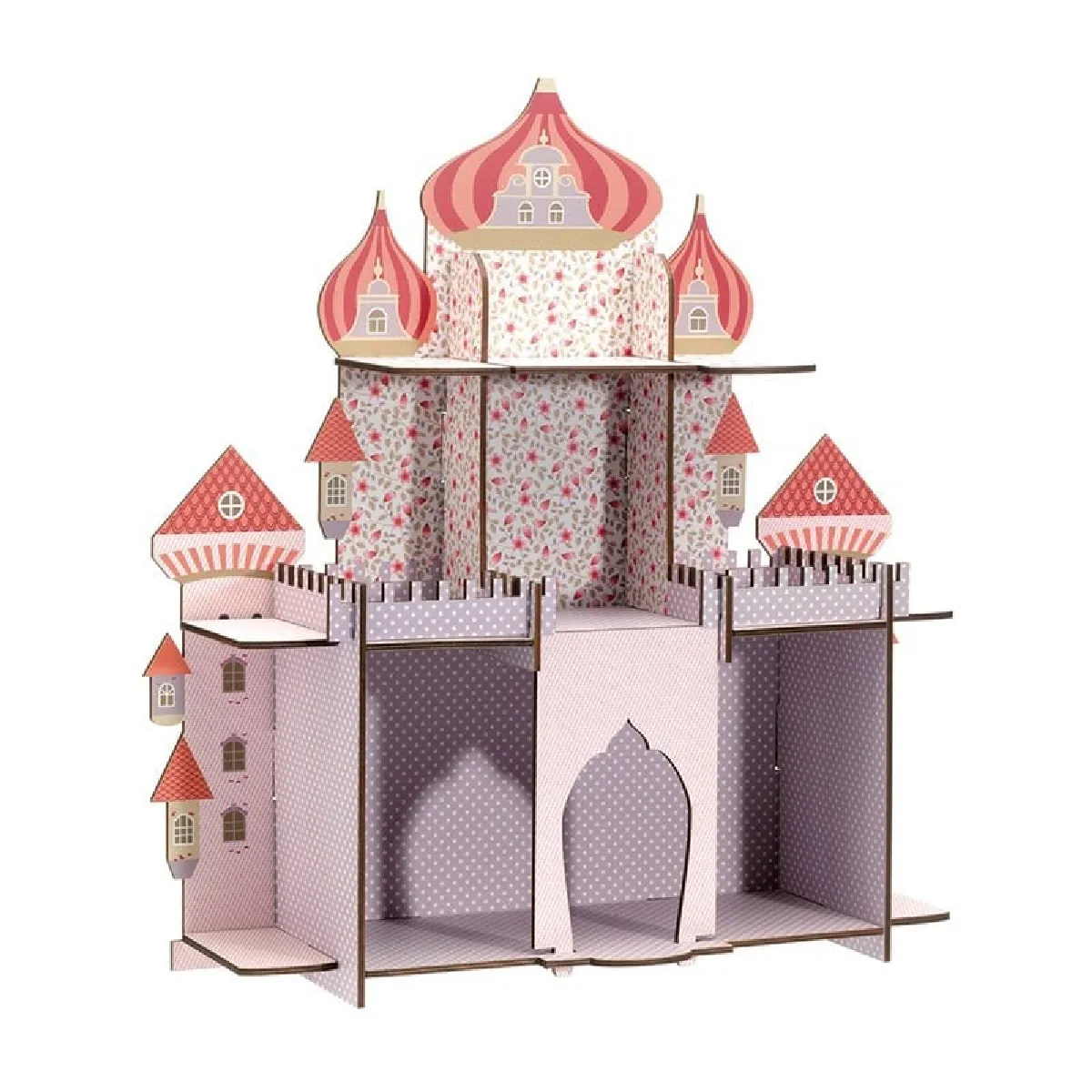 Djeco Étagère murale en bois - Rose