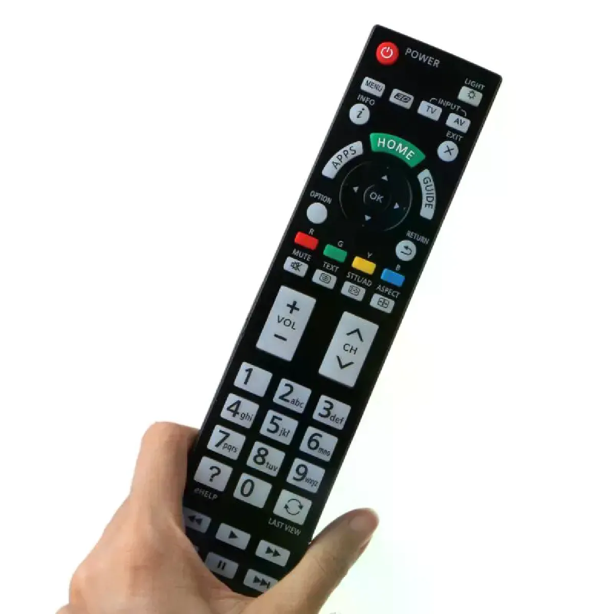 Télécommande TV pour Panasonic - Noir