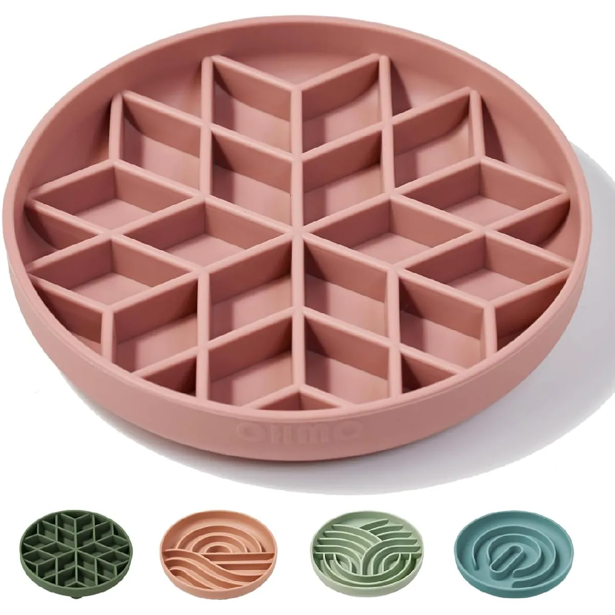 Meilleurs prix pour Gamelle Anti Glouton Silicone avec Ventouse - Rose