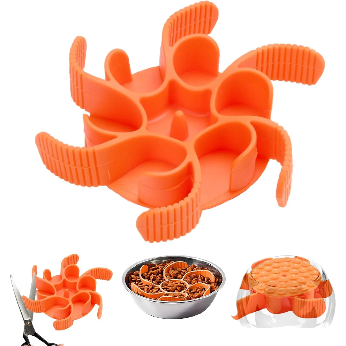 Comparer les prix de Gamelle Anti Glouton Chien - Orange