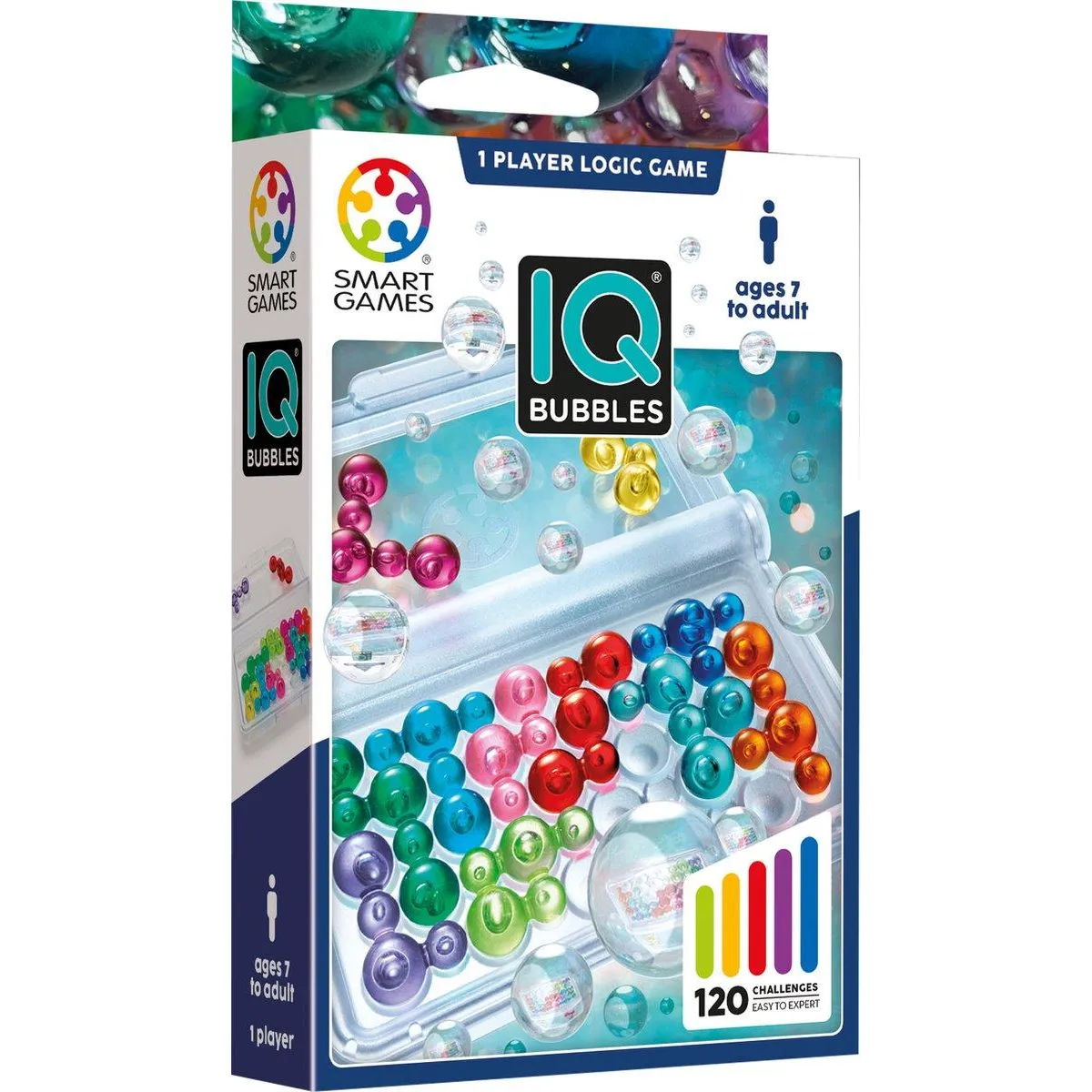 Smart Games Multicolore Puzzle Compact Smartgames Iq Bubbles 120 Défis 11 Pièces 1 Joueur - Neuf - Image 3