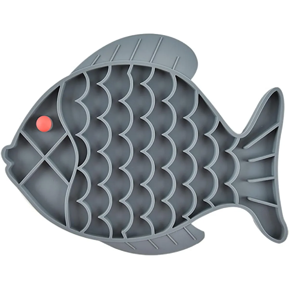 Comparer les prix de Gamelle Anti Glouton 19 x 24.5 cm Gris