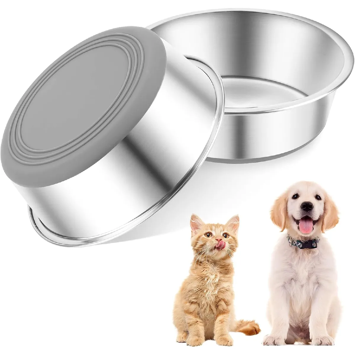 Meilleurs prix pour 2 Gamelles Acier Inoxydable pour Chien