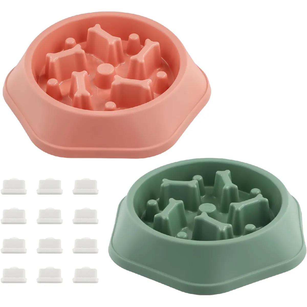 Comparer les prix de 2 Gamelles Anti-Glouton Pour Chiens