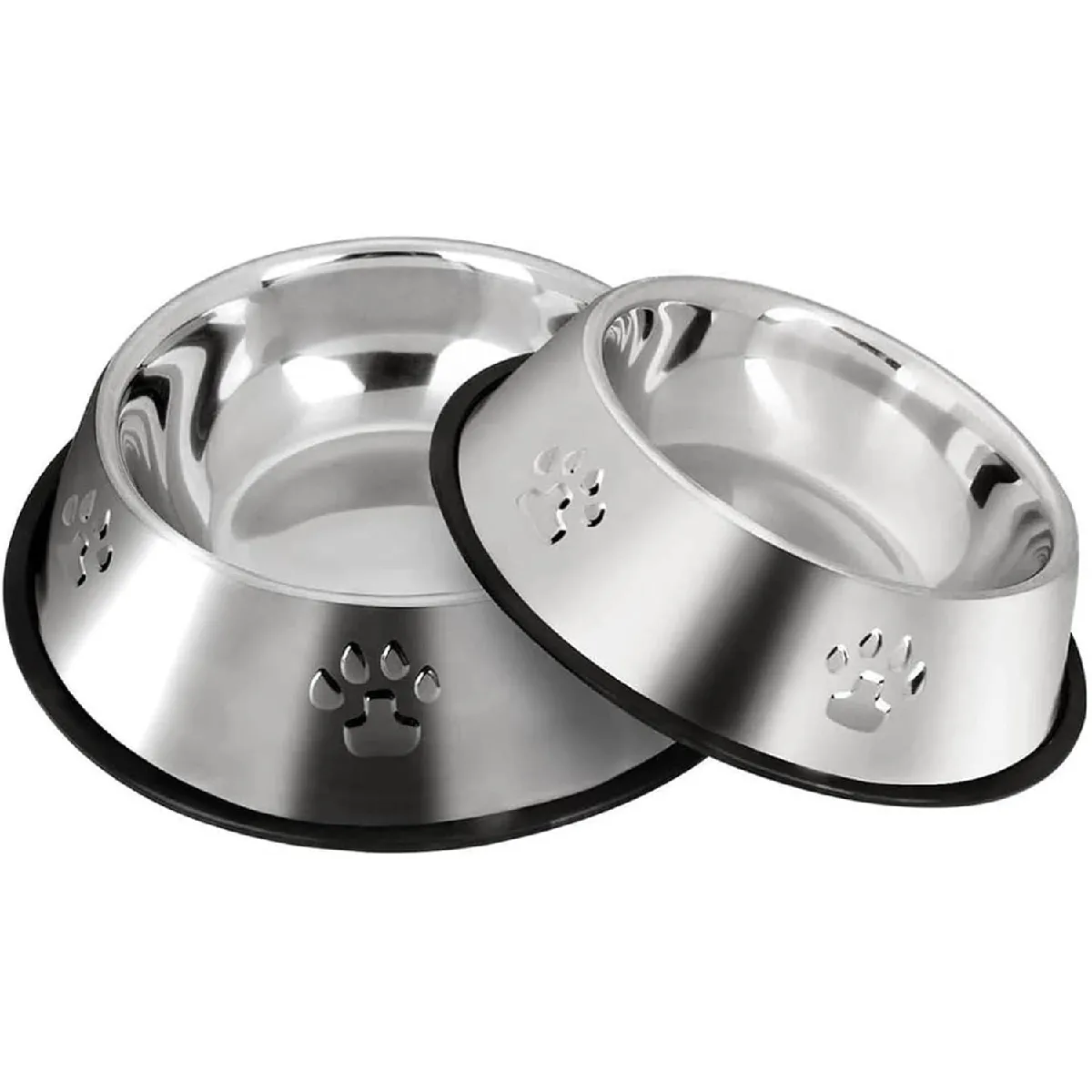 Comparer les prix de Gamelle avec Base Antidérapante pour Chat Chien - Gris