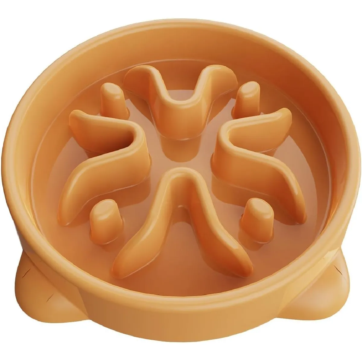 Meilleurs prix pour Gamelle Anti Glouton Petit Chien 16.3cm - Orange