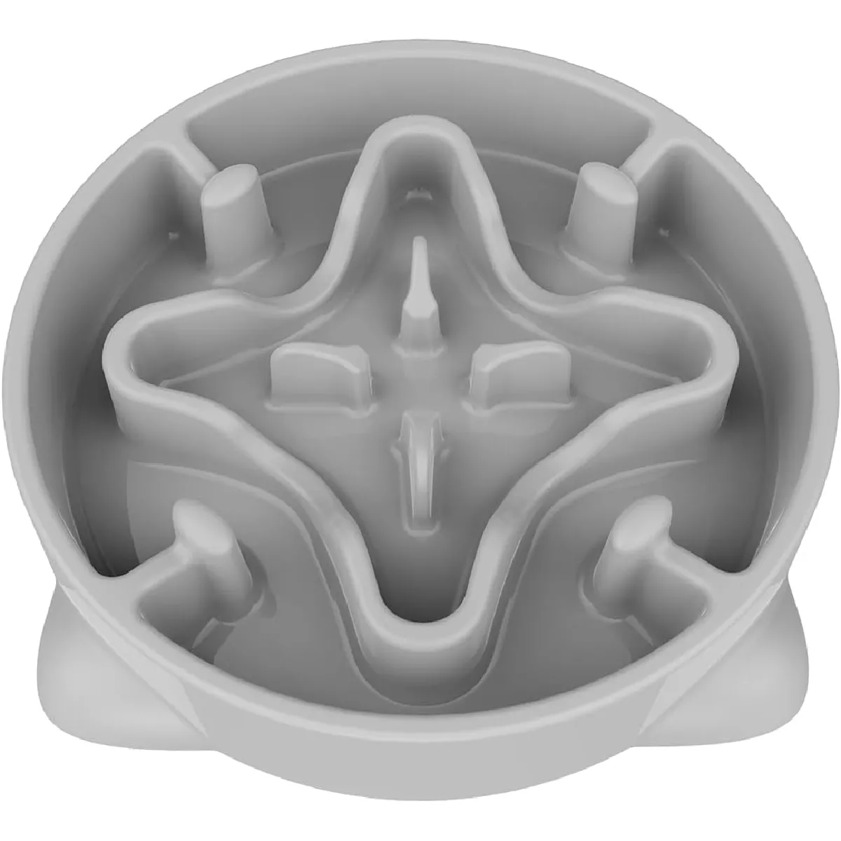 Meilleurs prix pour Vendos85 - Gamelle anti-glouton chien moyen 22 cm - Gris