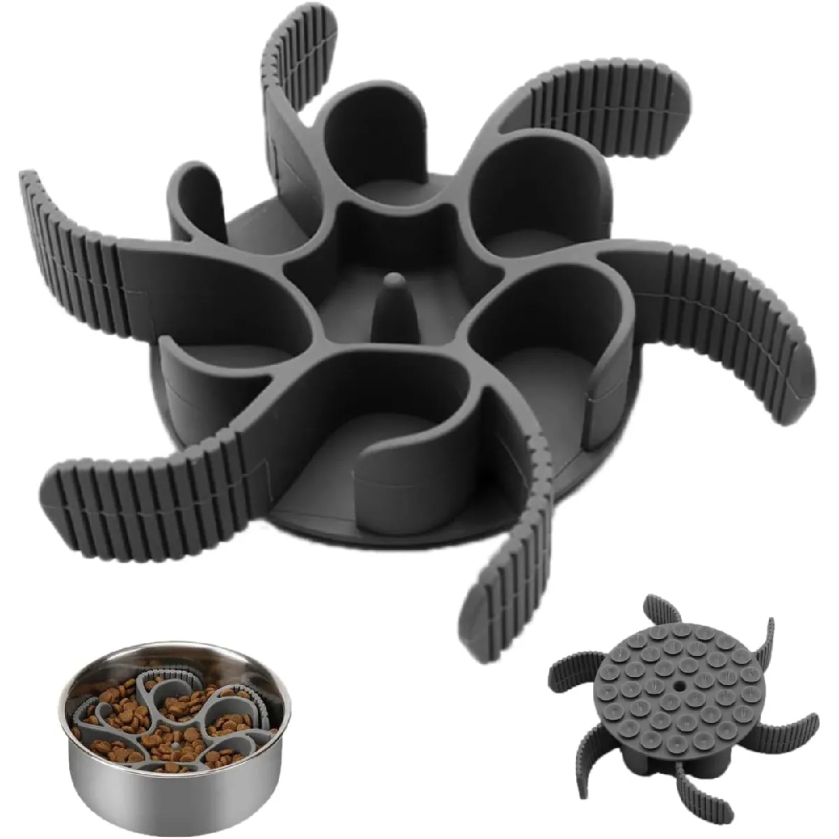 Comparer les prix de Vendos85 - Gamelle anti-glouton chien - Noir