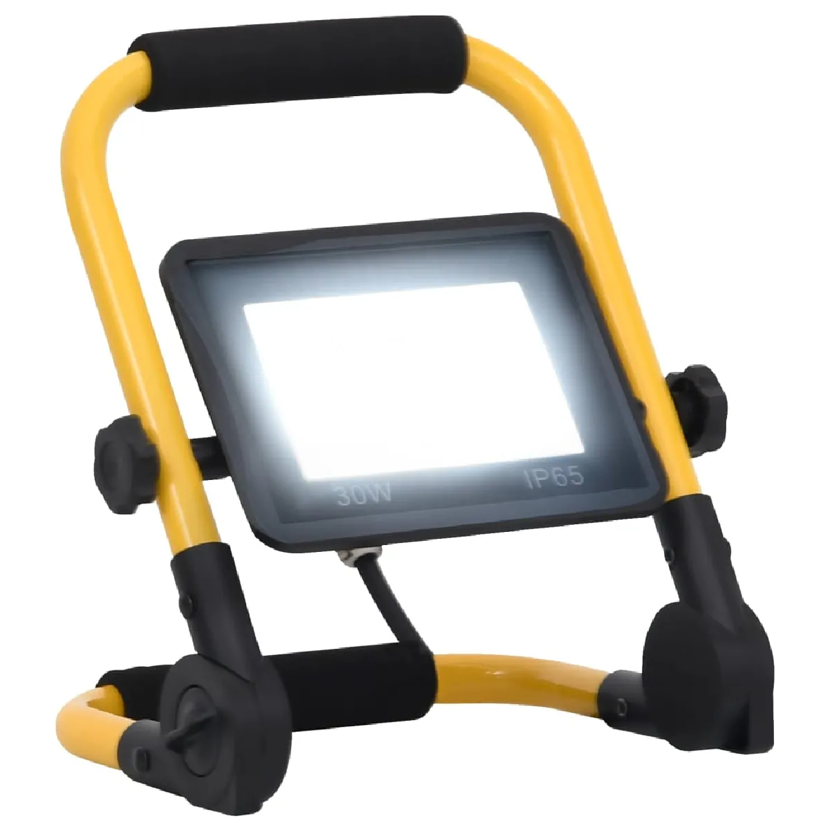 Non Communiqué Blanc Vidaxl Projecteur À Led Avec Poignée 30 W Froid - Image 3