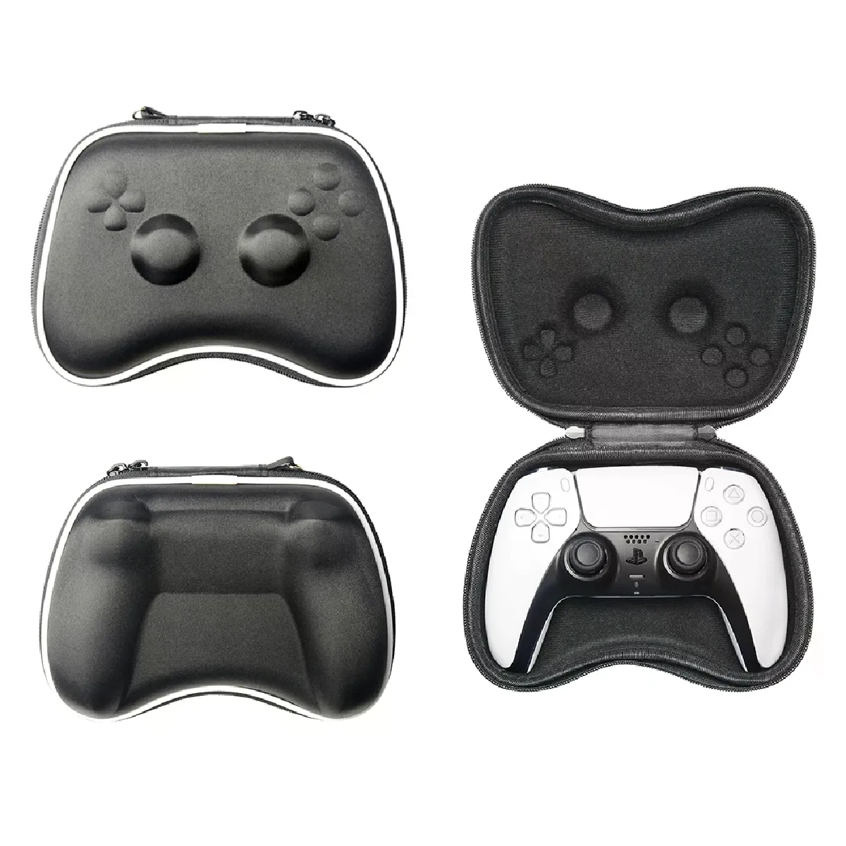 Générique Noir Étui De Protection Pour Manette Ps5