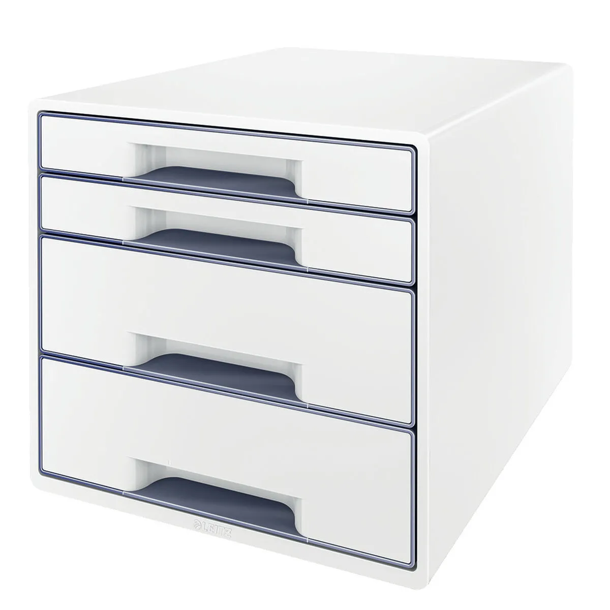 Leitz Blanc Wow Cube 5213 5213-20-01 Caisson À Tiroirs 4 X Din A4 Nombre De Tiroirs: 4 - Image 4