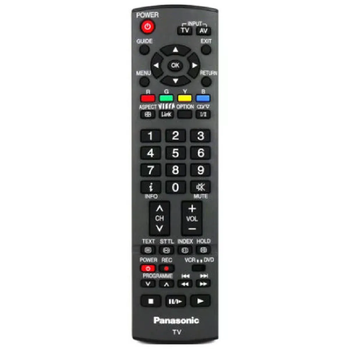 Télécommande TV pour Panasonic - Noir