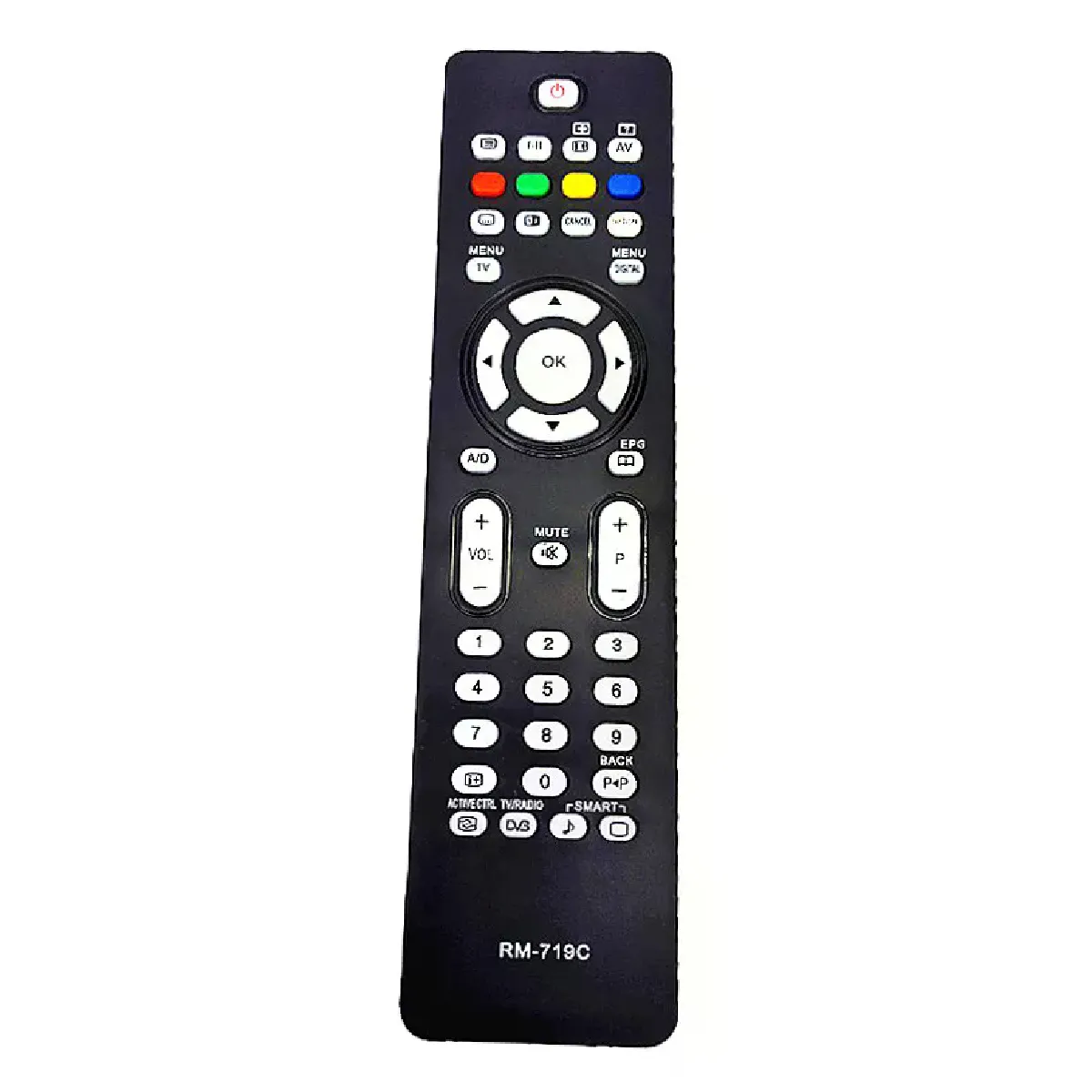 Générique Noir Télécommande Tv De Remplacement Philips